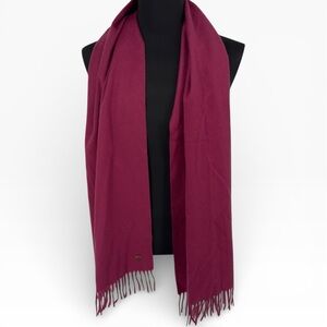 Loro Piana Cashmere Scarf Deep Burgundy (Q08O)
